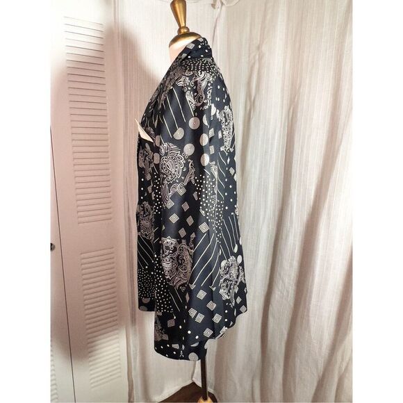Tracy Richards | Women’s | Blazers | Size 20 | Vintage Paisley Black Blazer - Picture 3 of 5